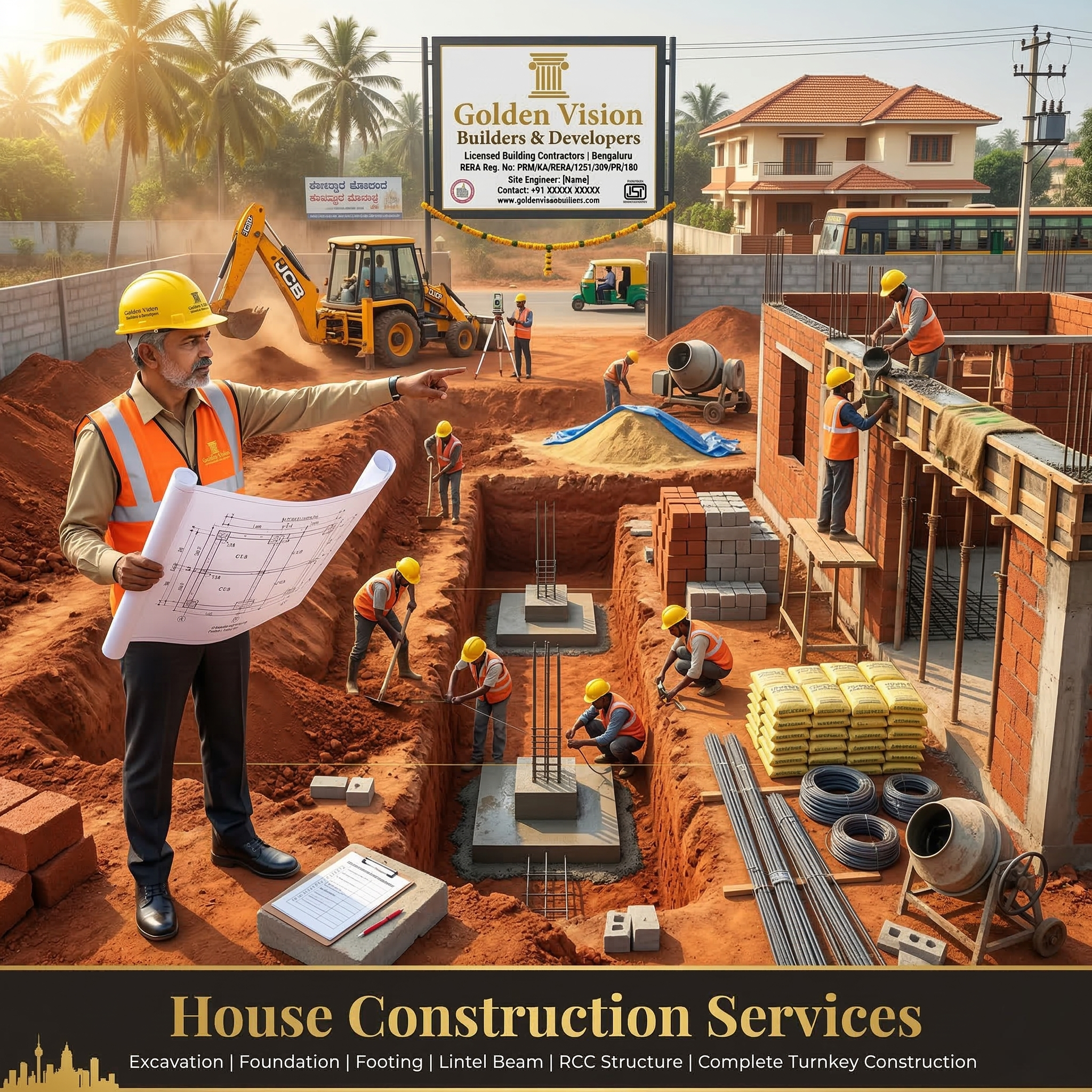 Golden Vision Builders Mobile Banner