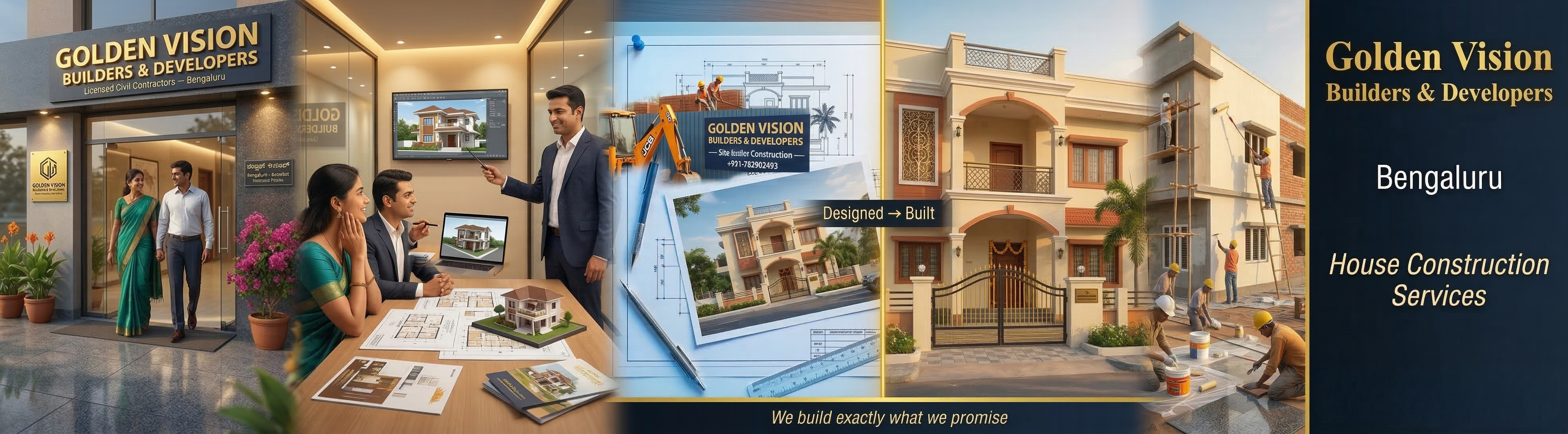Golden Vision Builders Banner